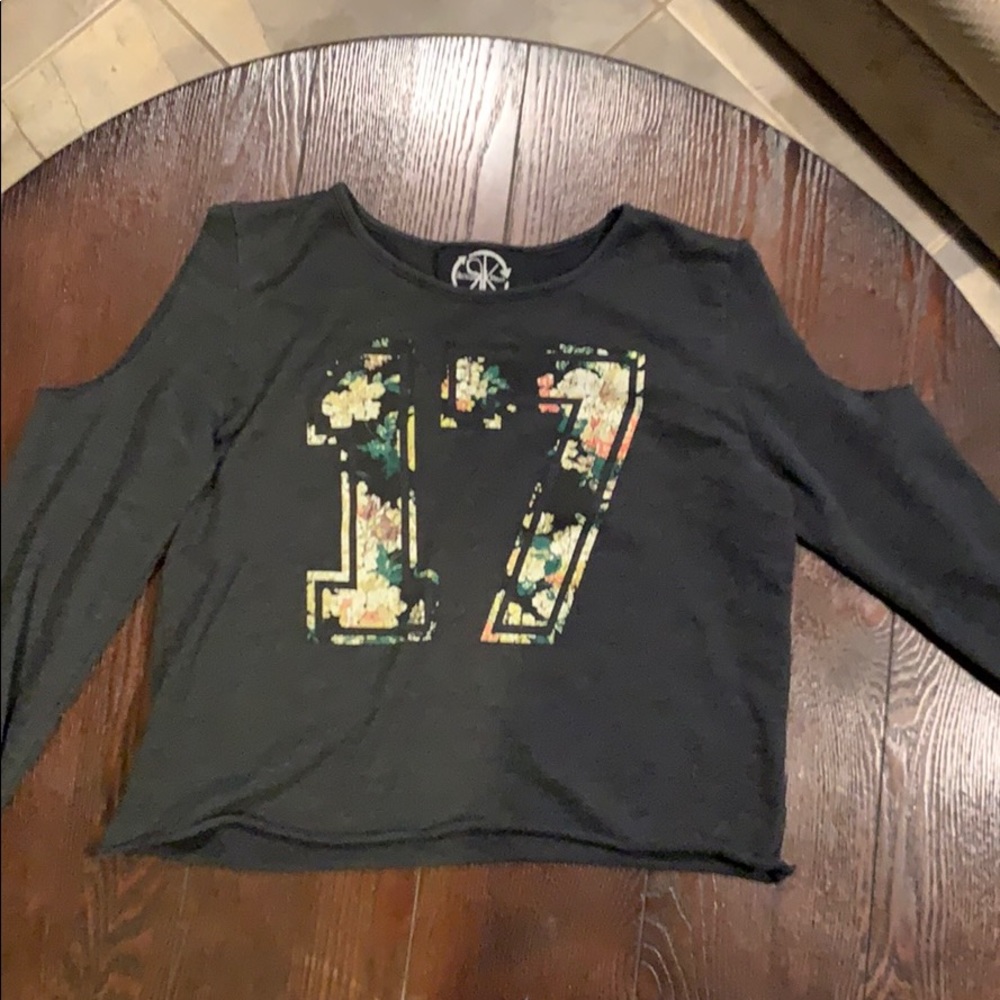 A 17 long sleeve shirt